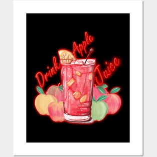 Drink Apple Juice Posters and Art